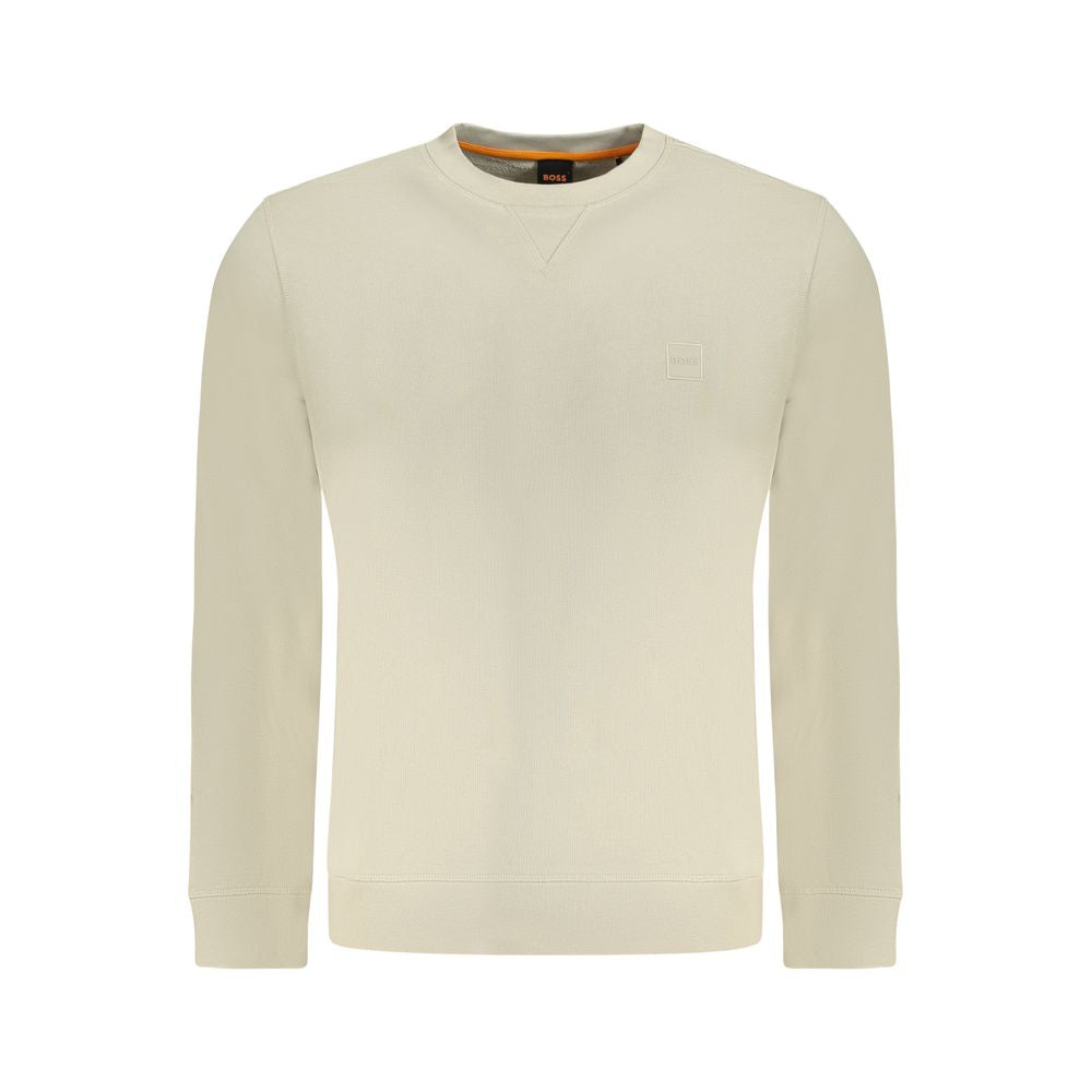 Hugo Boss Beige Cotton Sweater